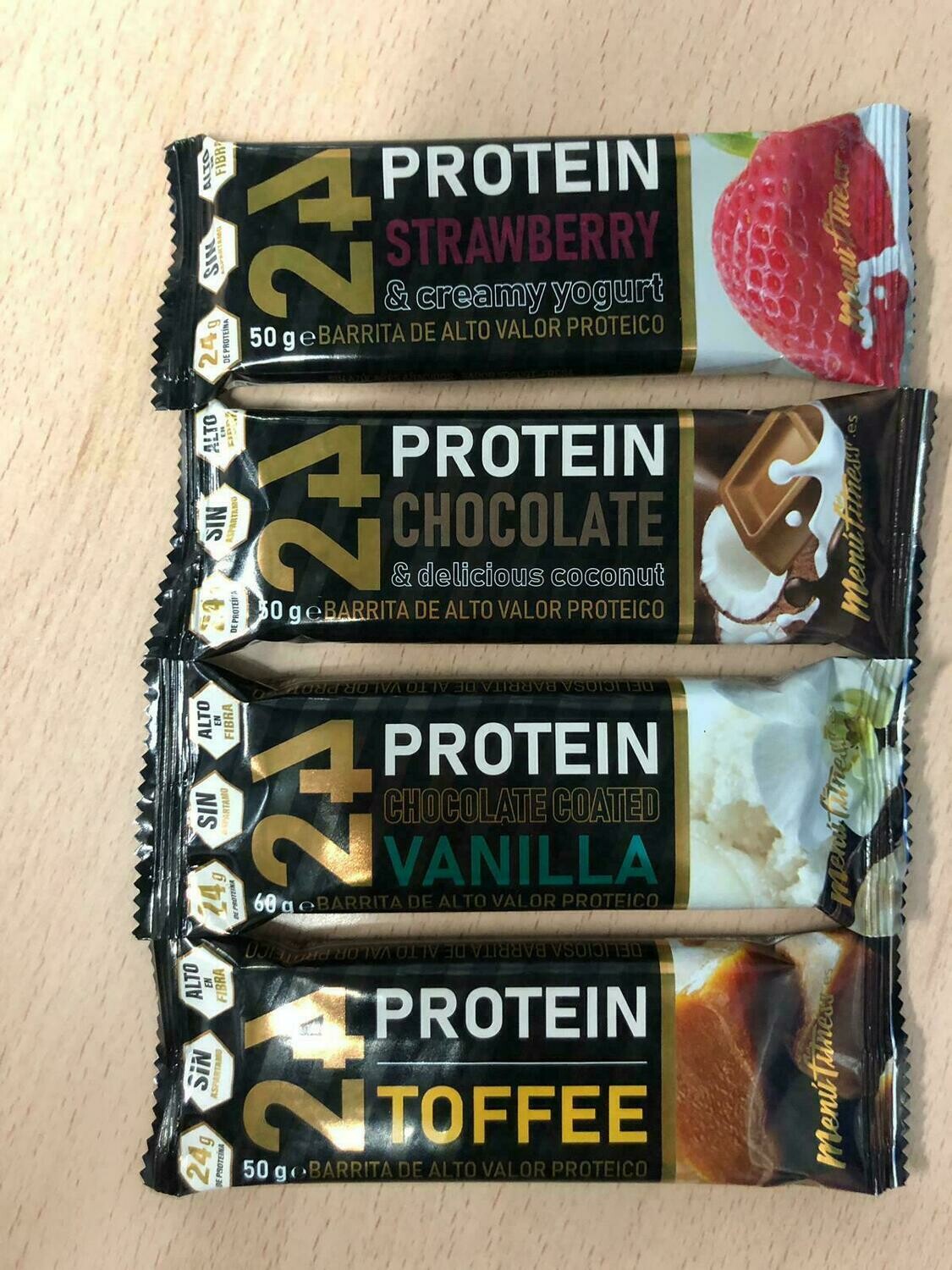 MFITNESS BARRITAS PROTEICAS 24 UNIDADES