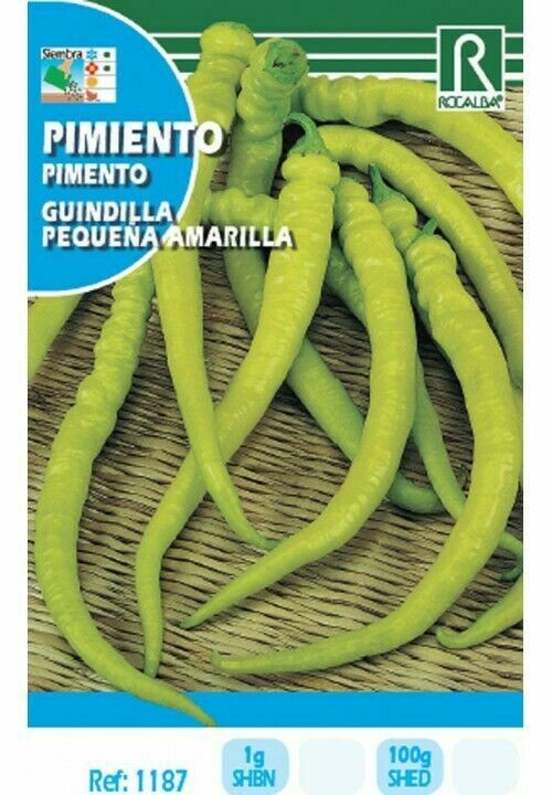 HORTALIZAS PIMIENTO GUINDILLA PEQUEÑA AMARILLA