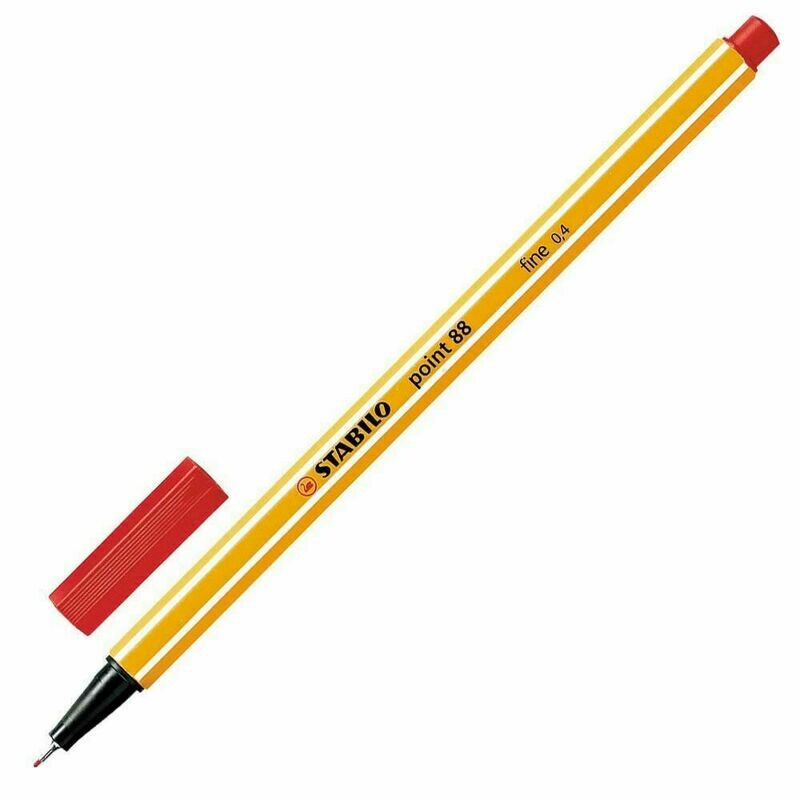 STABILO Point 88® Bolígrafo fineliner, punta fina, 1 UNIDAD AZUL
