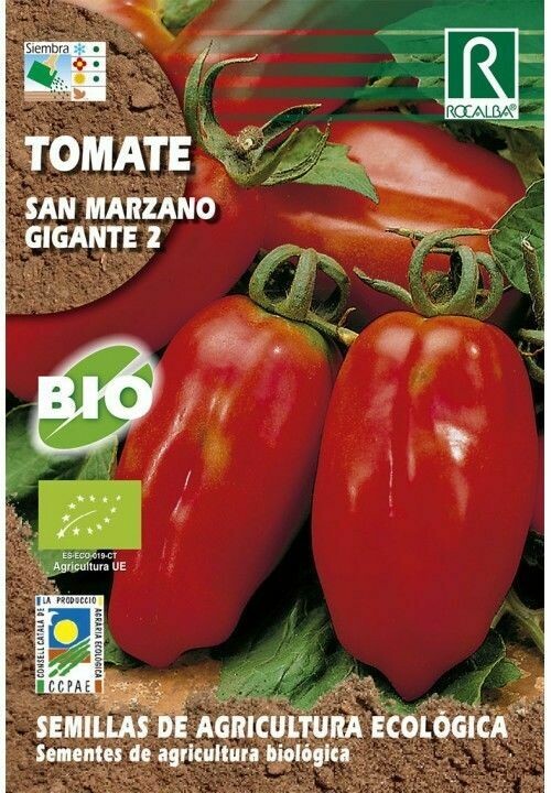 HORTALIZAS ECOLOGICAS TOMATE SAN MARZANO GIGANTE 2