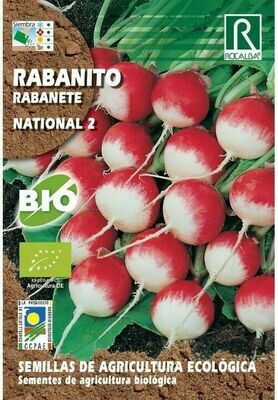 HORTALIZAS ECOLOGICAS RABANITO NATIONAL 2