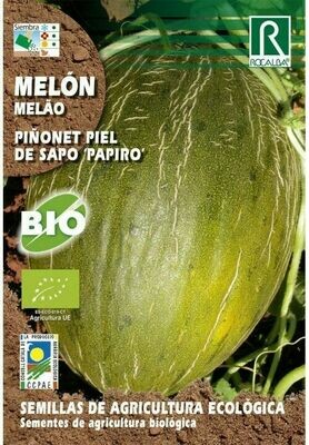 HORTALIZAS ECOLOGICAS MELON PIÑONET PIEL DE SAPO "PAPIRO"