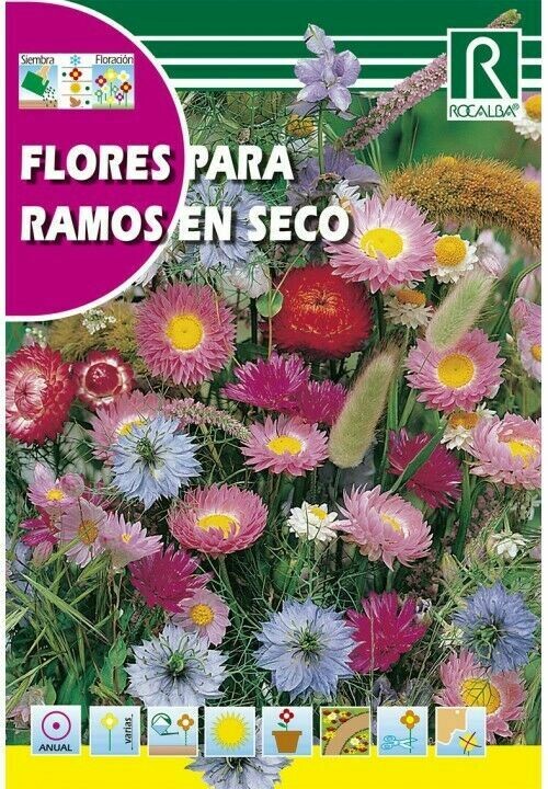 FLORES PARA RAMOS EN SECO