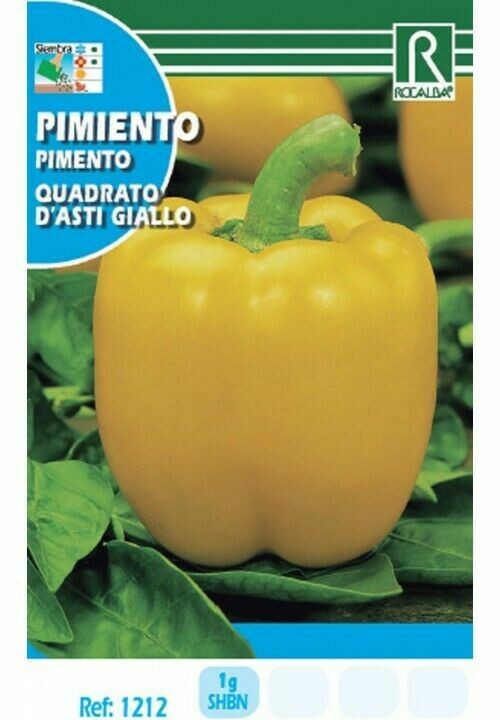 HORTALIZAS PIMIENTO QUADRATO D'ASTI GIALLO