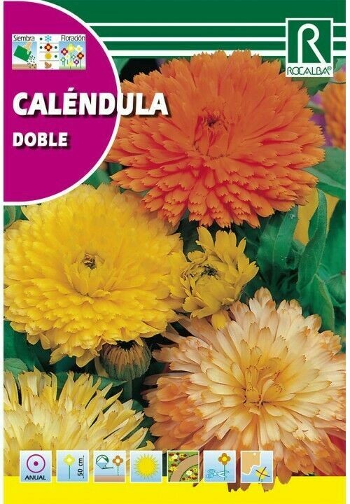 FLORES CALENDULA DOBLE