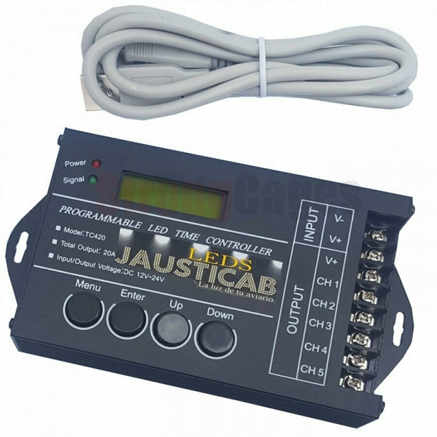 Programador amanecer / anochecer para tiras de leds 12 voltios