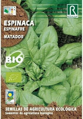 HORTALIZAS ECOLOGICAS ESPINACA MATADOR