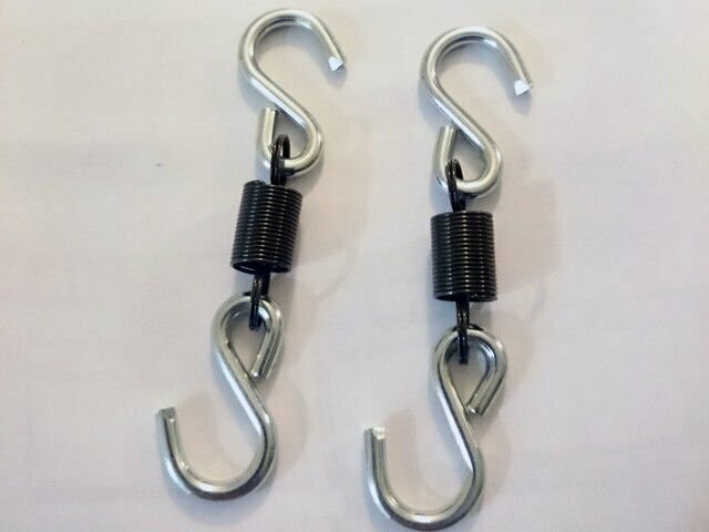 MUELLE PARA JAULA DE PAJAROS 2 UNIDADES