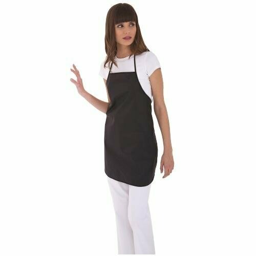 Delantal para baño negro