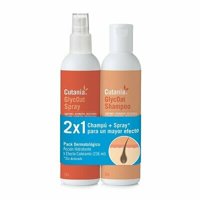 CUTANIA GlycOat Shampoo + Spray 236 ML