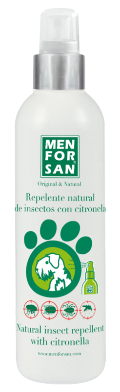 REPELENTE NATURAL DE INSECTOS CON CITRONELA