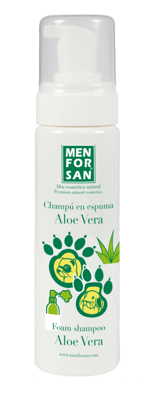 CHAMPÚ EN ESPUMA ALOE VERA PARA ROEDORES Y HURONES