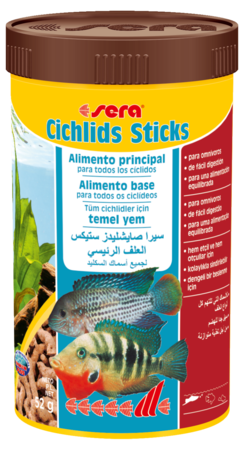 SERA CICHLUDS STICKS 250 ML A GRANEL