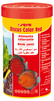 SERA DISCUS COLOR RED A GRANEL 250 ML