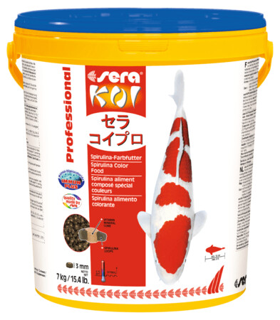 sera KOI Professional Spirulina alimento colorante