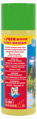 sera pond filter biostart