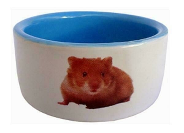 COMEDERO CERAMICA CON IMAGEN HAMSTER