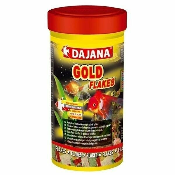 DAJANA GOLD FLAKES COMIDA PARA PECES AGUA FRIA A GRANEL