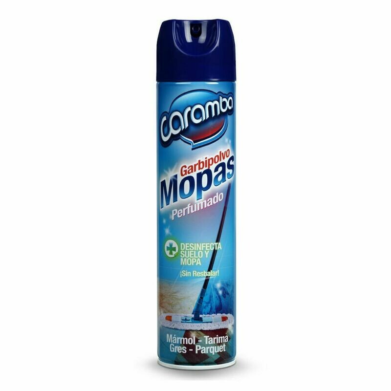 Caramba Garbipolvo Mopas, Impregnador de Mopas Desinfectante, 600 ml, Tapón Pulverizador, Perfumado