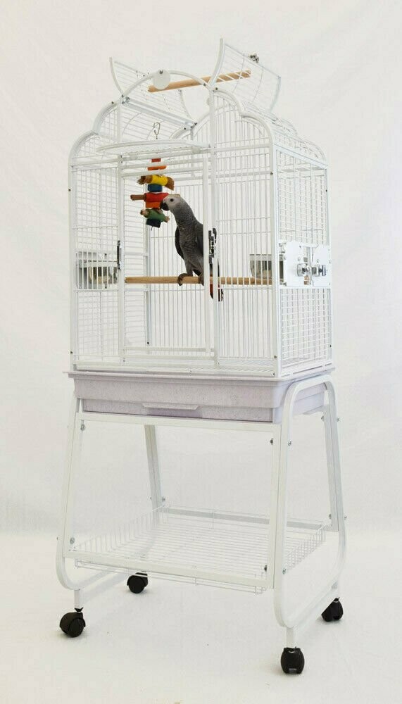 JAULA EXTREMADURA PARA SILVESTRES,LOROS PEQUEÑOS COLOR ANTRACITA