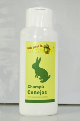 Champú para Conejos 250 ML PARA TODO CLASE DE CONEJOS