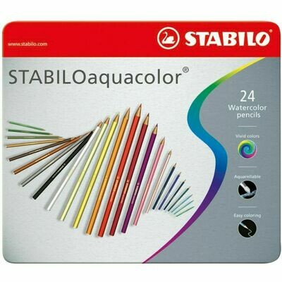 STABILO Aquacolor Aquarelle Lápices de colores cuerpo hexagonal,24