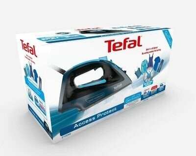 Tefal Access Protect FV1611E0 - Plancha de vapor 2100 W, no necesita configuración, golpe de vapor 100 gr/min