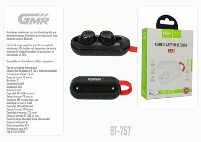 Auriculares Earbuds TWS 5.0 Inalámbricos Manos Libres HD Estuche de Carga Magnética Batería 240mA Slim Edition