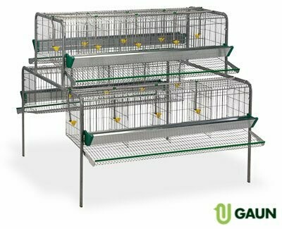 Batería para gallinas 16 departamentos. AMPLIACION