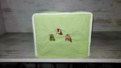 FUNDA DISTINTOS ESTAMPADOS JAULA C 2 CON TRES AVES SILVESTRISMO