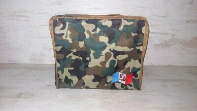 FUNDA BANDERA FRANCESA  DISTINTOS ESTAMPADOS JAULA C 2 CON JILGUERO SILVESTRISMO