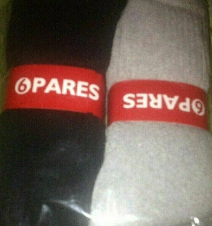 CALCETINES 12 PARES ALGODON
