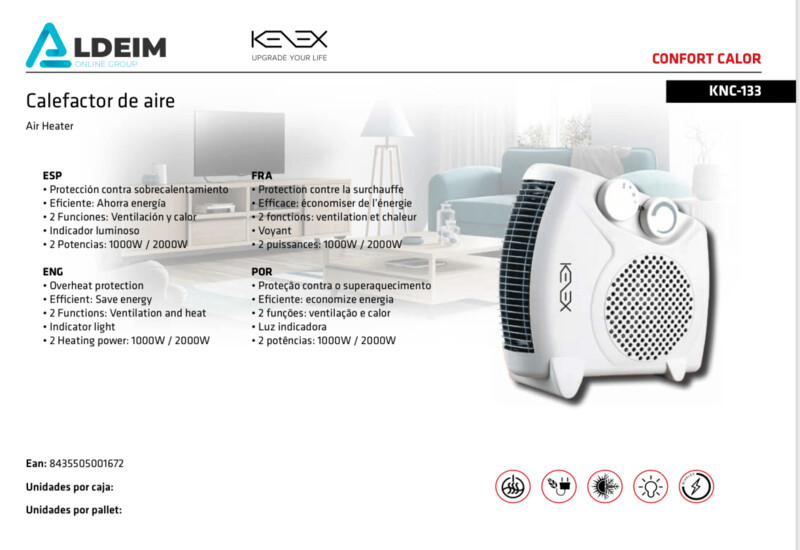 CALEFACTOR KNC133