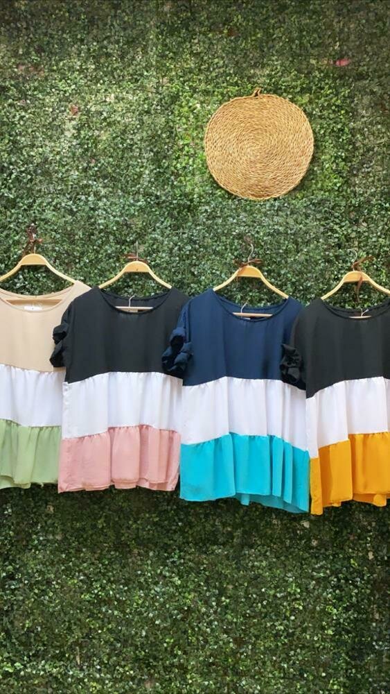 Blusas Tricolor