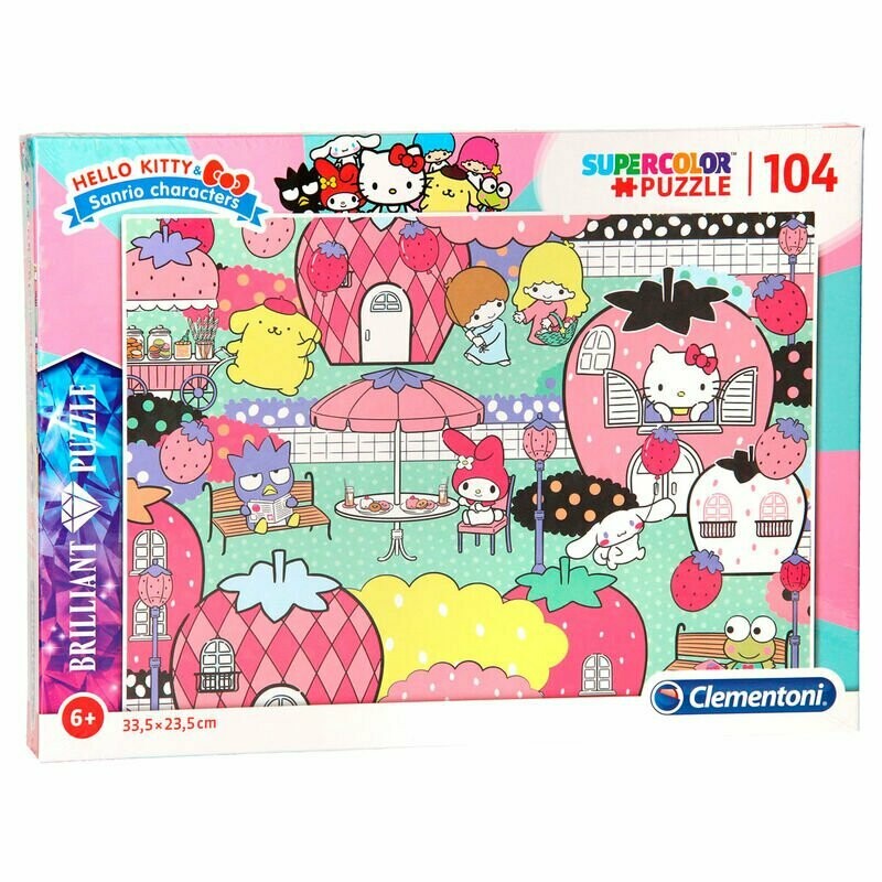 PUZZLE BRILLIANT HELLO KITTY 104PZS