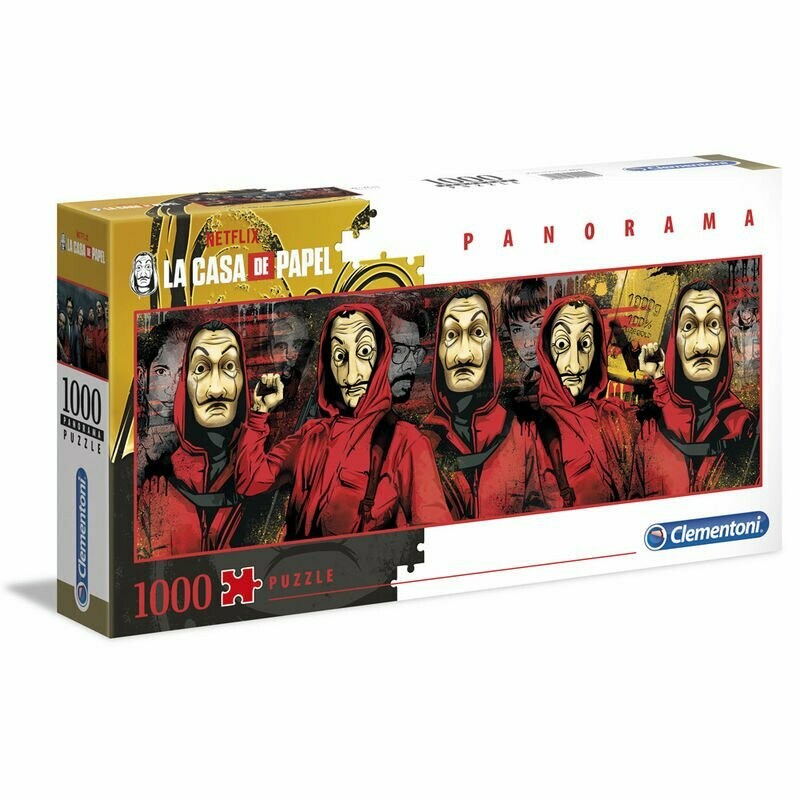 PUZZLE PANORAMA LA CASA DE PAPEL (1000 PIEZAS)