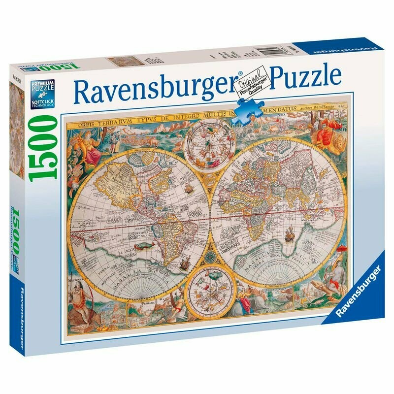PUZZLE MAPAMUNDI HISTORICO (1500 PIEZAS)