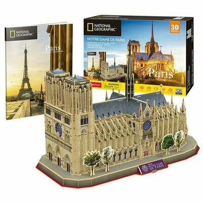 PUZZLE 3D NOTRE DAME PARIS NATIONAL GEOGRAPHIC