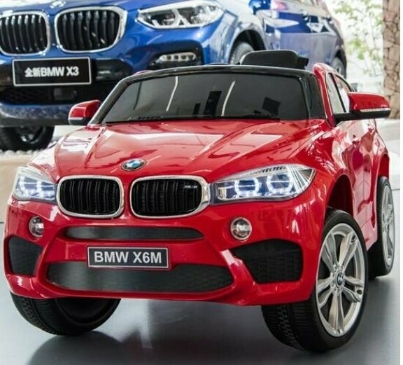 COCHE ELÉCTRICO 12V PARA NIÑOS X6M ROJO, MANDO PARENTAL