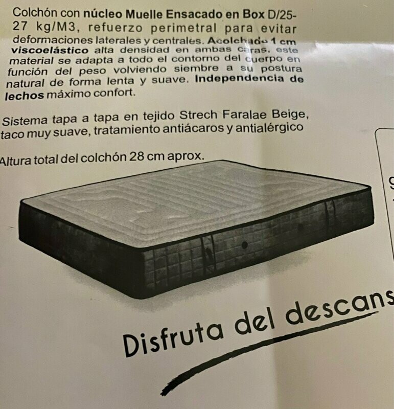 COLCHONES  BOX