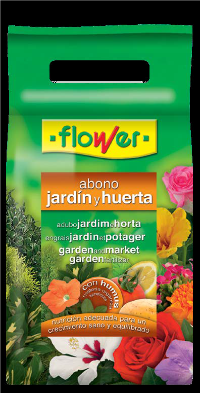 ABONO JARDIN Y HUERTA 2kG SACO