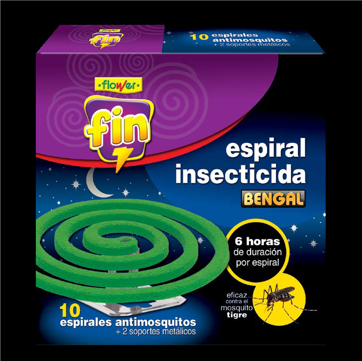 FIN ESPIRAL ANTI-MOSQUITOS  10 U