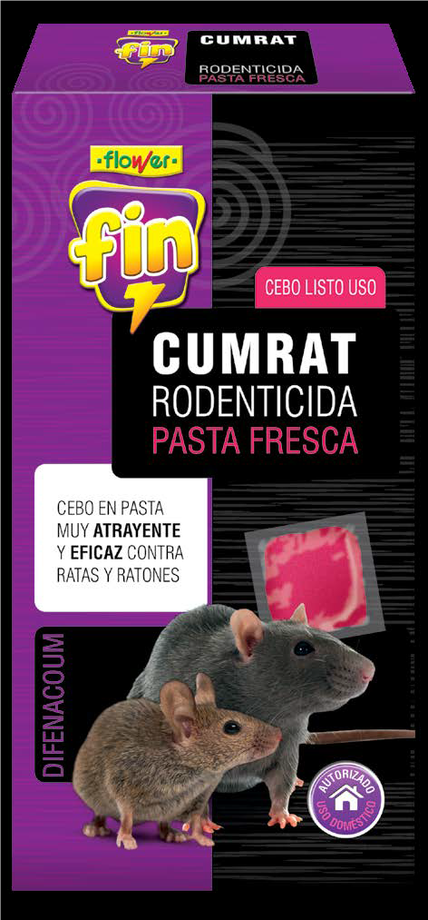 RODENTICIDA CUMRAT PASTA FRESCA 2X150 G