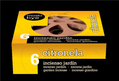 INCIENSO JARDIN 6 UNIDADES + PLATO DECO