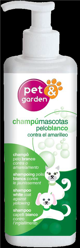 PET&GARDEN CHAMPU PELO BLANCO 400ML