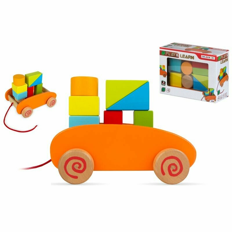 CARRITO BLOCKS MADERA (9 PIEZAS)