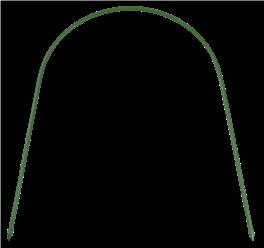 Arco Túnel Invernadero 88 x 70 cm 8 mm