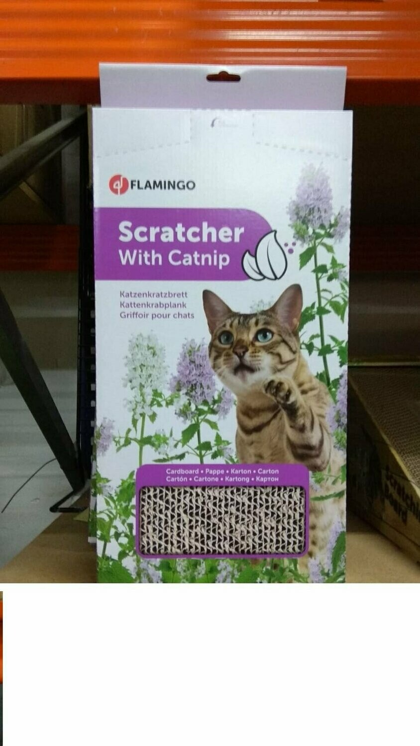 RASCADOR PARA GATOS DE CARTON CON HIERBA GATERA SEVILLA