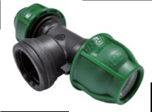 Derivación TE ROSCA HEMBRA    40 - 1.1/4" - 40 Ø (mm)(PARA TUBERÍA PE PUSH'N FIT)