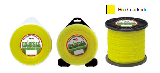Hilo Nil Grass Cuadrado 3,0 mm - 60 m dispensable